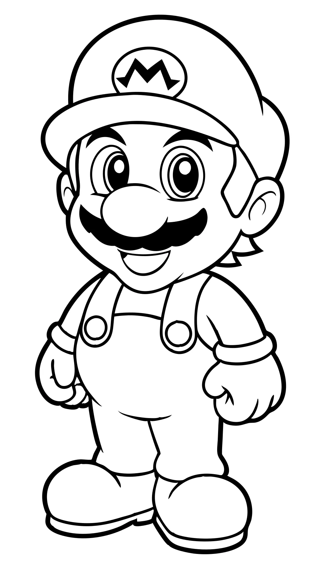 páginas para colorear de Mario imprimibles